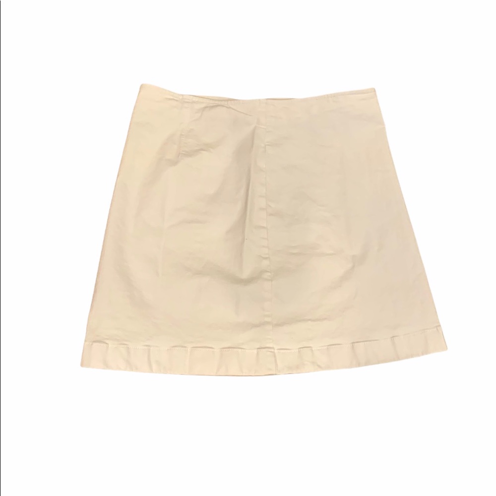 Ann Taylor white a-line skirt. Size 4. - Picture 1 of 5